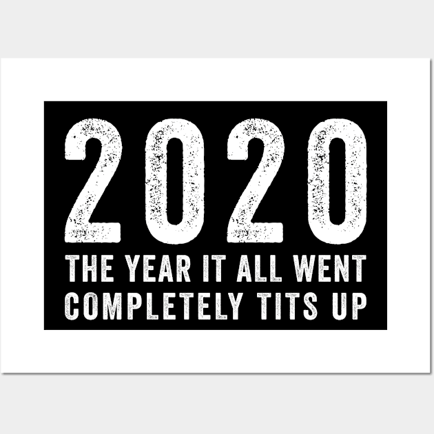 2020 The Year Wall Art by teecloud